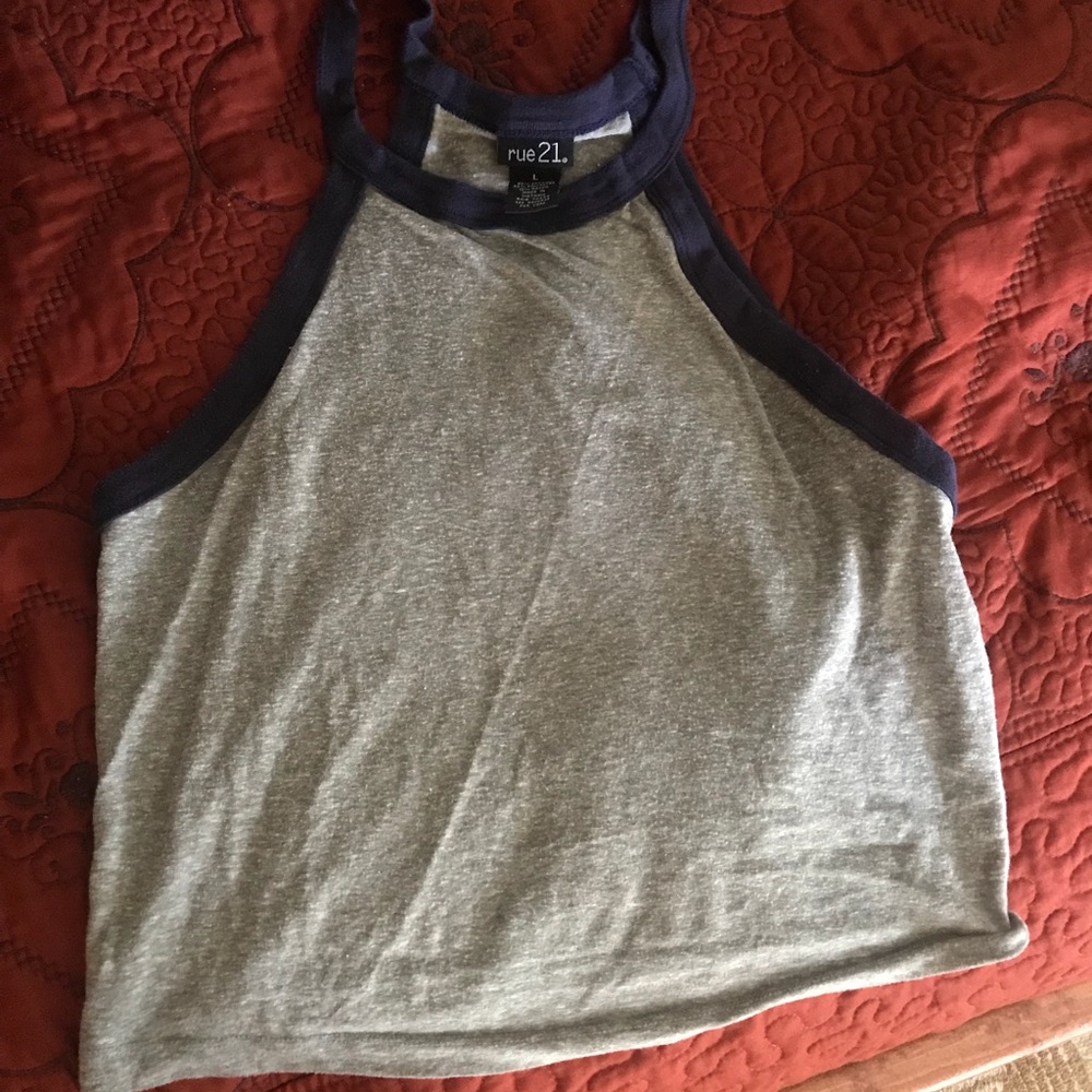 Multi colored rue 21 tank